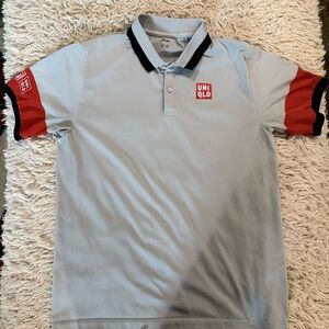Uniqlo 2021  Kei Nishikori Melbourne Games model NK Dry EX Polo Shirt